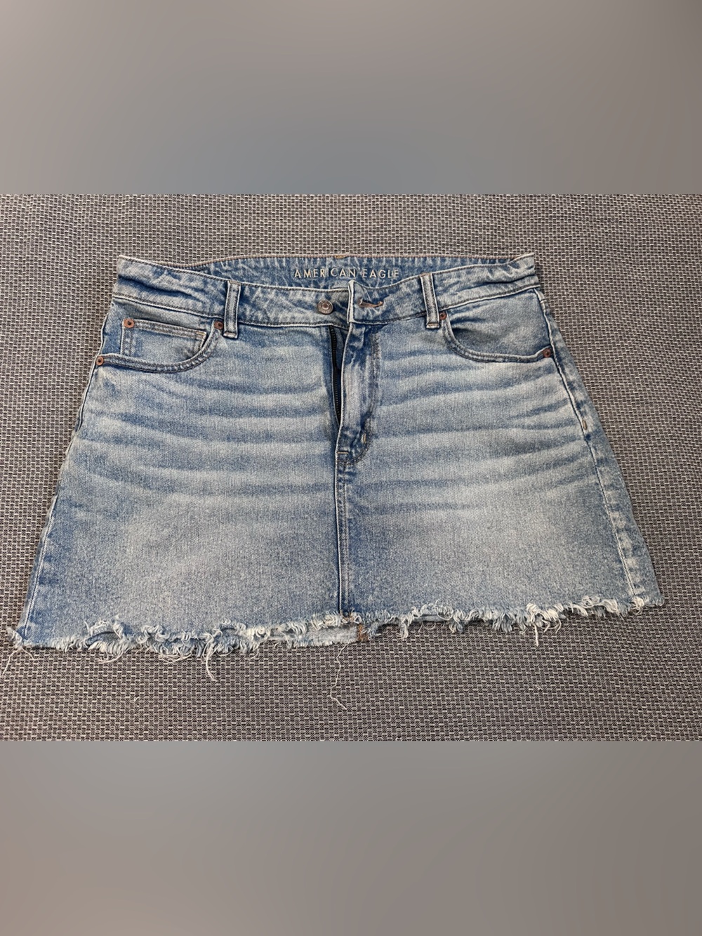 American Eagle Stretch Denim Mini Skirt